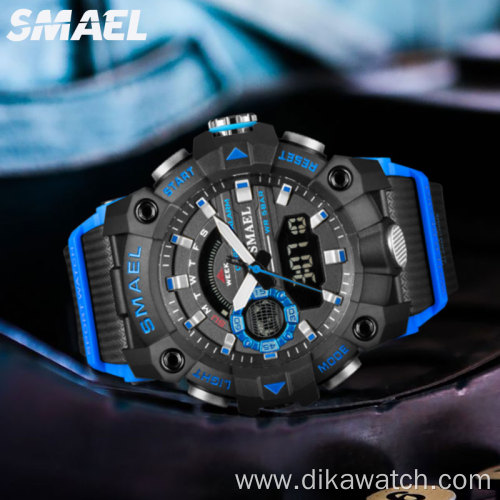 SMAEL Fashion Mens Military Sports Watches Luxury Quartz